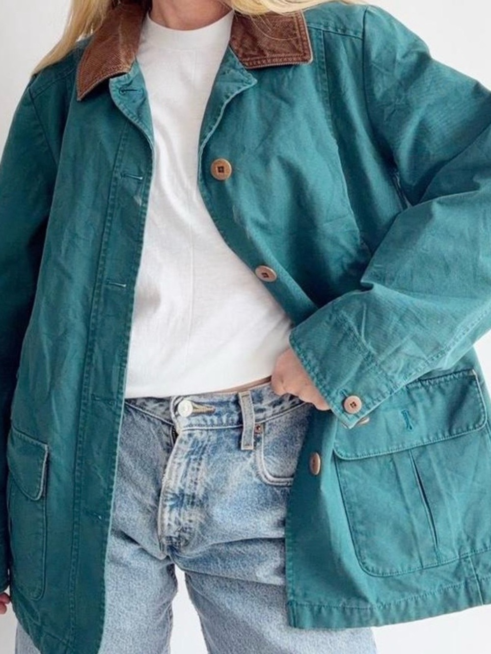 L.L. Bean Green Size M Barn Jacket